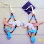 3 on a Loop Earrings