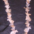 Stack Necklace in all Picasso Marble with Standing Bear Bottom