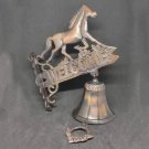 brass doorbell horse shape vintage art decor, 1 pcs #FB01