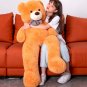 Super Giant Big Teddy Bear Orange Plush Toy Stuffed Animals Doll Great Gift 120cm/47.2inch