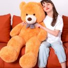 Super Giant Big Teddy Bear Orange Plush Toy Stuffed Animals Doll Great Gift 120cm/47.2inch