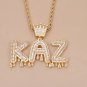 Kaz Name Necklace with Sparkle Rhinestones