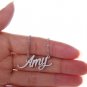 Amy Name Necklace Gold Silver and Rose Gold for Women