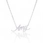 Amy Name Necklace Gold Silver and Rose Gold for Women