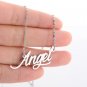 Angel Name Necklace Gold Silver and Rose Gold for Women