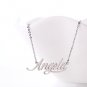 Angela Name Necklace Gold Silver and Rose Gold for Women