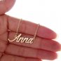 Anna Name Necklace Gold Silver and Rose Gold for Women