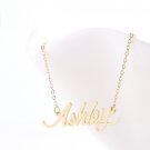Ashley Name Necklace Gold Silver and Rose Gold for Women
