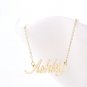 Ashley Name Necklace Gold Silver and Rose Gold for Women