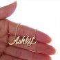 Ashley Name Necklace Gold Silver and Rose Gold for Women