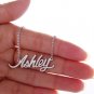 Ashley Name Necklace Gold Silver and Rose Gold for Women
