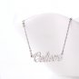 Believe Name Necklace Gold Silver and Rose Gold for Women