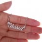 Blessed Name Necklace Gold Silver and Rose Gold for Women