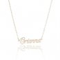 Brianna Name Necklace Gold Silver and Rose Gold for Women