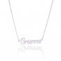Brianna Name Necklace Gold Silver and Rose Gold for Women
