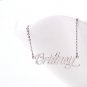 Brittney Name Necklace Gold Silver and Rose Gold for Women