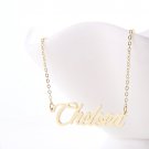 Chelsea Name Necklace Gold Silver and Rose Gold for Women