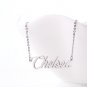 Chelsea Name Necklace Gold Silver and Rose Gold for Women