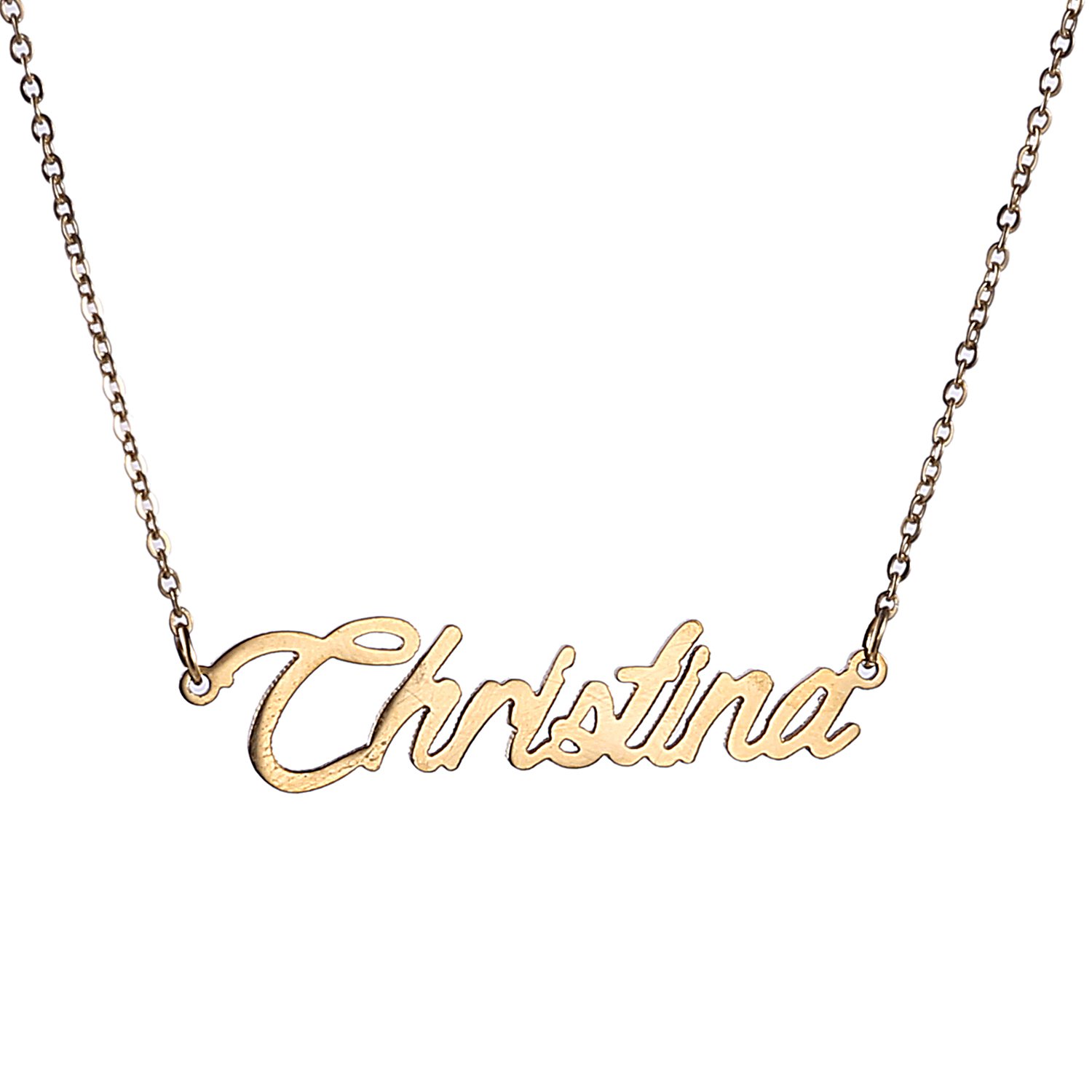 Christina name necklace Clearance
