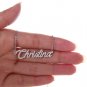 Christina Name Necklace Gold Silver and Rose Gold for Women