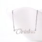 Christina Name Necklace Gold Silver and Rose Gold for Women