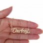 Courtney Name Necklace Gold Silver and Rose Gold for Women