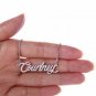 Courtney Name Necklace Gold Silver and Rose Gold for Women