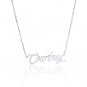 Courtney Name Necklace Gold Silver and Rose Gold for Women