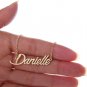 Danielle Name Necklace Gold Silver and Rose Gold for Women