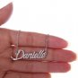 Danielle Name Necklace Gold Silver and Rose Gold for Women