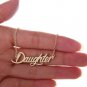 Daughter Name Necklace Gold Silver and Rose Gold for Women