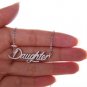 Daughter Name Necklace Gold Silver and Rose Gold for Women
