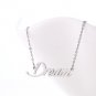 Dream Name Necklace Gold Silver and Rose Gold for Women