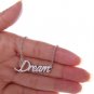 Dream Name Necklace Gold Silver and Rose Gold for Women