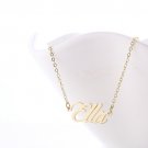 Ella Name Necklace Gold Silver and Rose Gold for Women