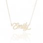 Emily Name Necklace Gold Silver and Rose Gold for Women