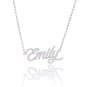 Emily Name Necklace Gold Silver and Rose Gold for Women