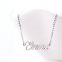 Emma Name Necklace Gold Silver and Rose Gold for Women