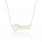 Emma Name Necklace Gold Silver and Rose Gold for Women