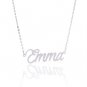 Emma Name Necklace Gold Silver and Rose Gold for Women