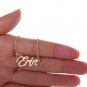 Erin Name Necklace Gold Silver and Rose Gold for Women