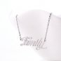 Family Name Necklace Gold Silver and Rose Gold for Women