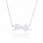 Family Name Necklace Gold Silver and Rose Gold for Women