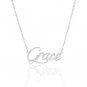 Grace Name Necklace Gold Silver and Rose Gold for Women