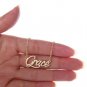 Grace Name Necklace Gold Silver and Rose Gold for Women