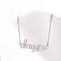 Inspire Name Necklace Gold Silver and Rose Gold for Women
