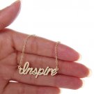 Inspire Name Necklace Gold Silver and Rose Gold for Women