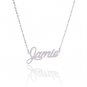Jamie Name Necklace Gold Silver and Rose Gold for Women