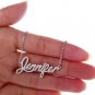 Jennifer Name Necklace Gold Silver and Rose Gold for Women