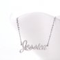 Jessica Name Necklace Gold Silver and Rose Gold for Women